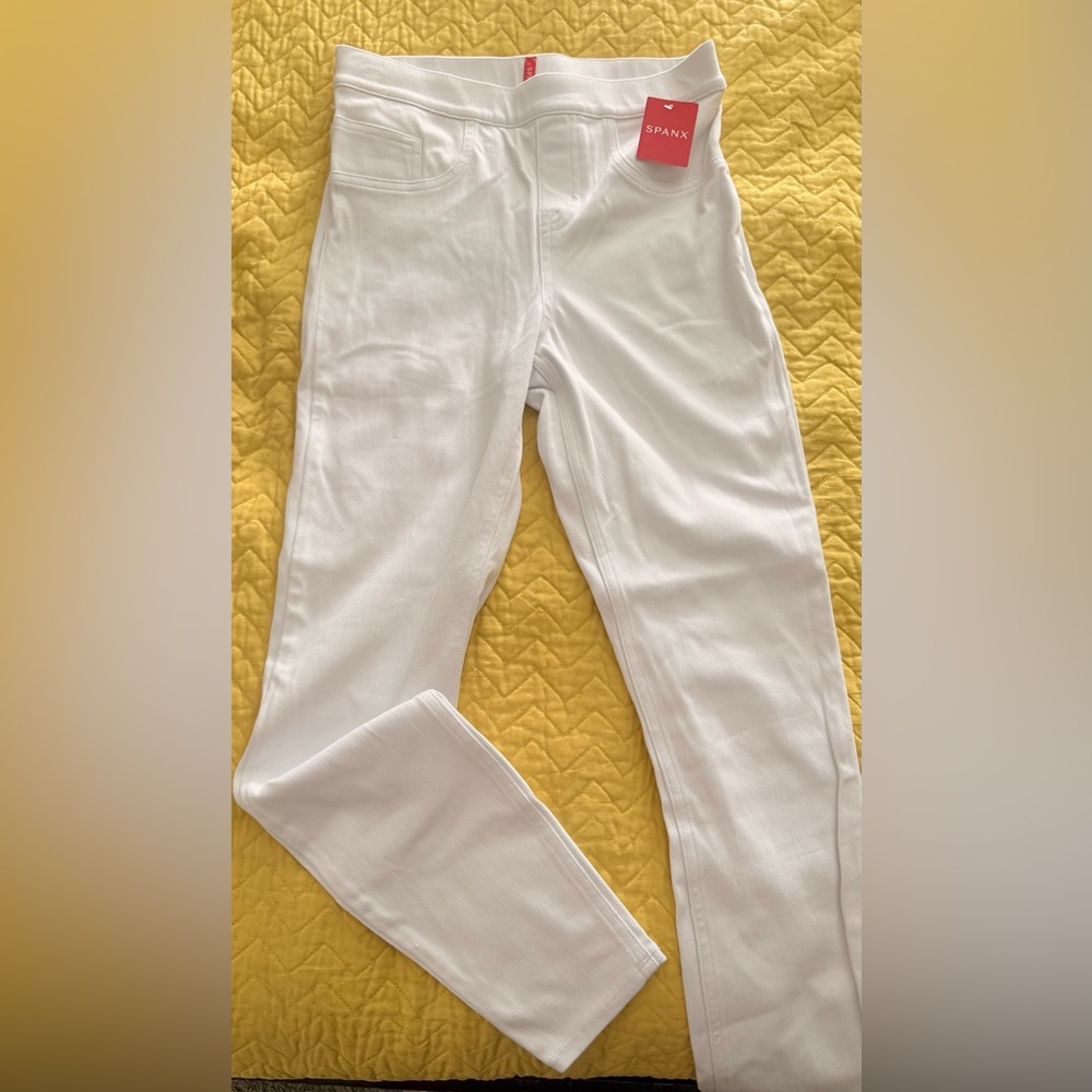 SPANX Women's Crisp White Skinny Jeans